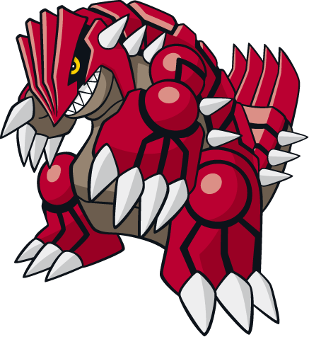 Groudon - Groudon Pokemon (437x476), Png Download