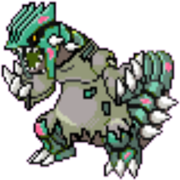 Zombie Groudon - Groudon Pixel Art (420x420), Png Download