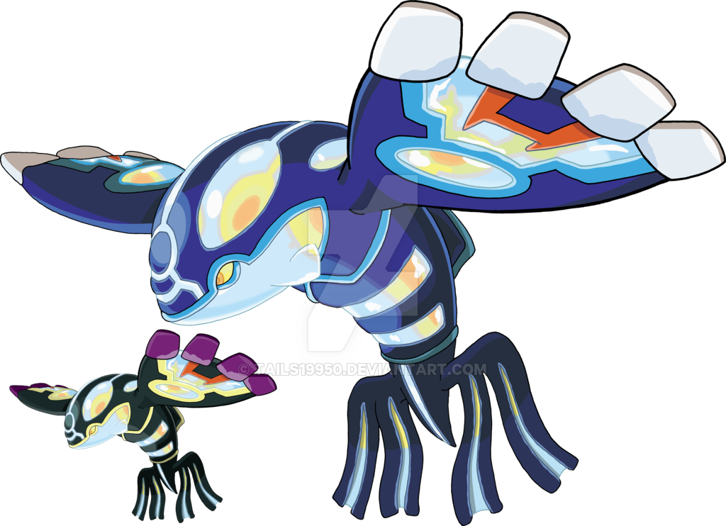 382 - Pokemon Mega Primal Kyogre (1024x742), Png Download