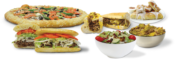 Geno's Catering - Cheesesteak (600x204), Png Download