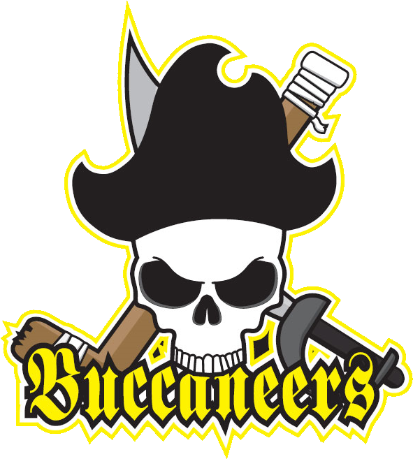 Blackburn Buccaneers - Buccaneers Ice Hockey Team Logo (615x678), Png Download