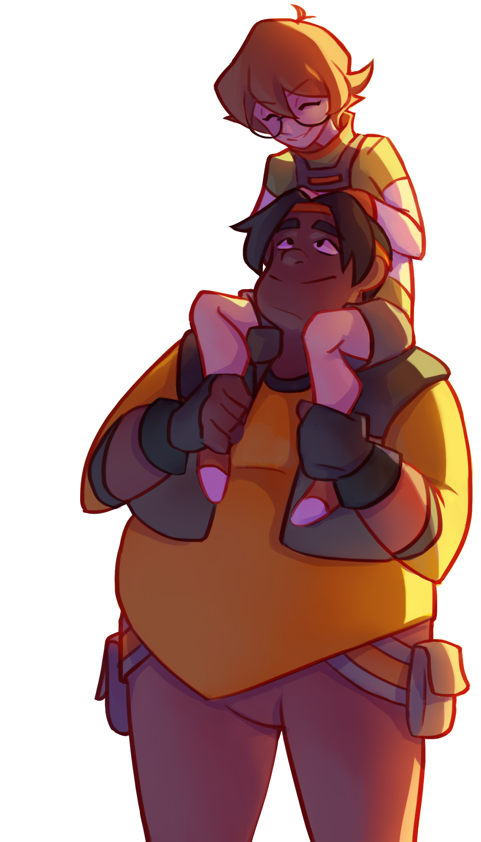 Hunk And Pidge's Friendship Is Very - Korra (1280x1800), Png Download