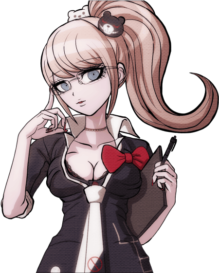 Junko Enoshima Halfbody Sprite - Junko Enoshima Sprites (449x560), Png Download