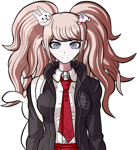 And Made Some Sprites As A “bonus” - Junko Enoshima Ultimate Gamer (449x479), Png Download