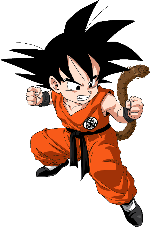 Kid Goku - Kid Goku Png (522x791), Png Download