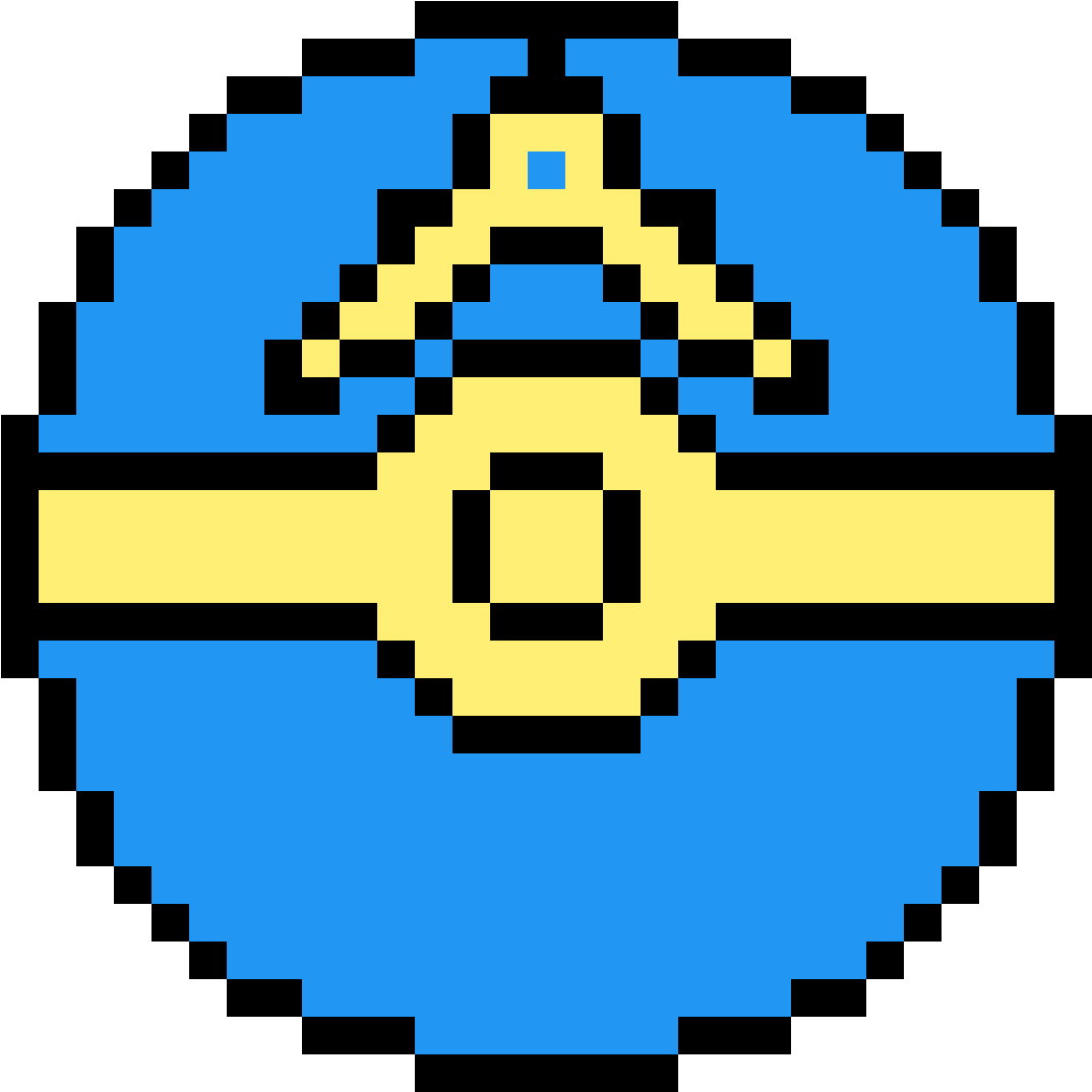 Primal Kyogre - Pixel Art Deadpool Logo (1184x1184), Png Download