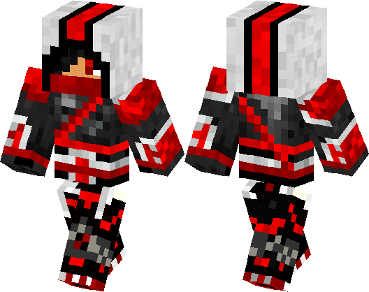 Skin Ninja Minecraft Pe (528x418), Png Download