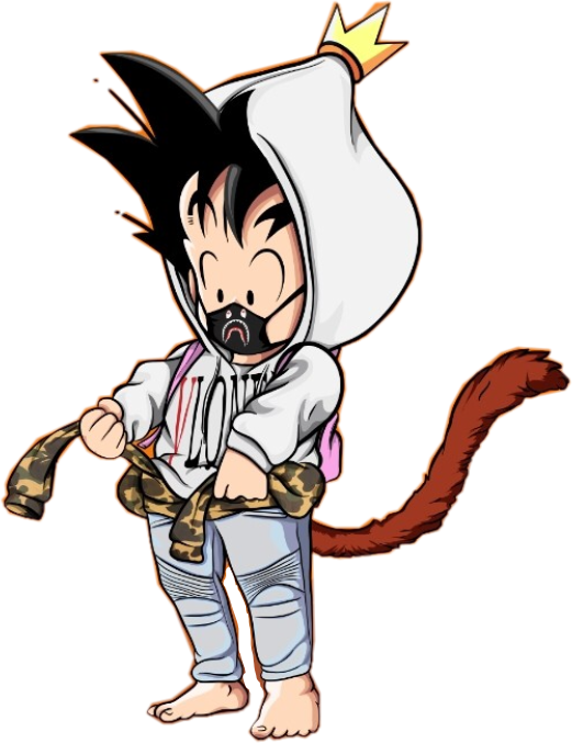 Report Abuse - Swag Drawings Of Goku (521x677), Png Download