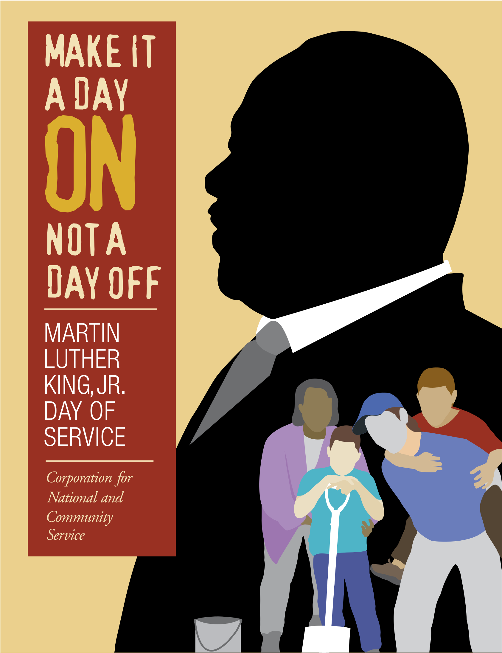 Martin Luther King, Jr Day Of Service Logo Png Transparent - Martin Luther King Jr. (2400x2400), Png Download