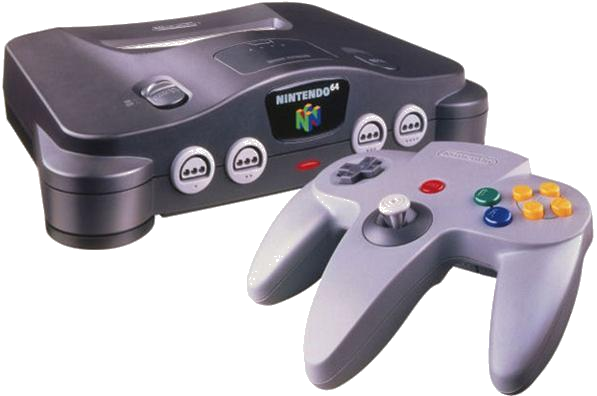 Nintendo 64 Console Bundle With 1 Grey Controller - Nintendo 64 System Nintendo 64 N64 (597x396), Png Download