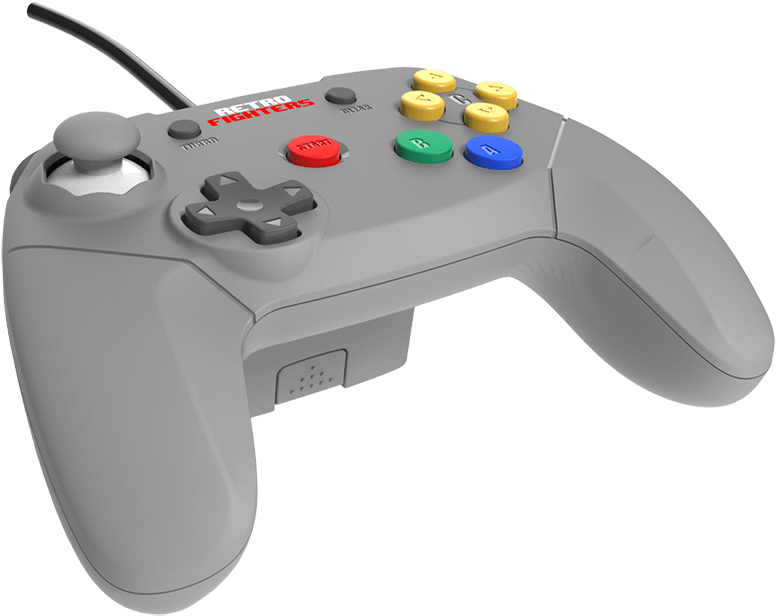 N64 Perspective Left Sm - Retro N64 Controller (800x900), Png Download