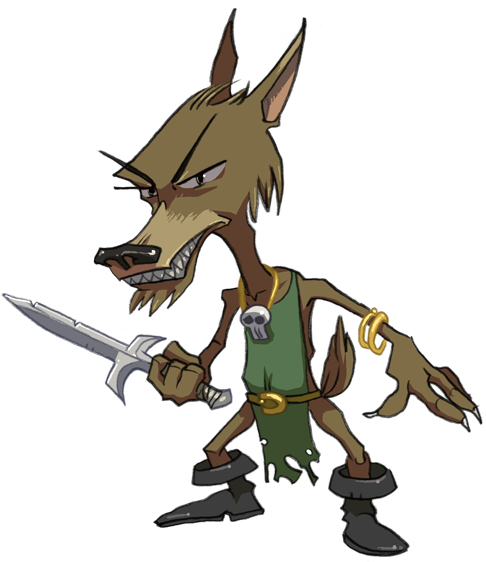 A Shaved Kobold - Furry Kobold (500x575), Png Download