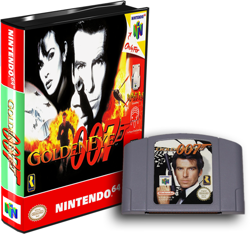 007 Goldeneye N64 Nintendo 64 (530x482), Png Download