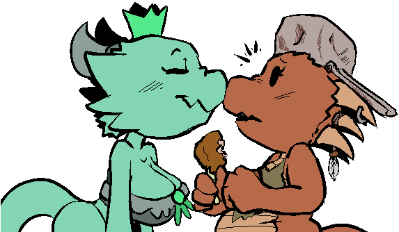 Facial Expression Mammal Fictional Character Vertebrate - Towergirls Kobold Princess (590x388), Png Download