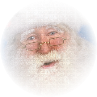 Minou Santa Face - Santa Claus (400x319), Png Download