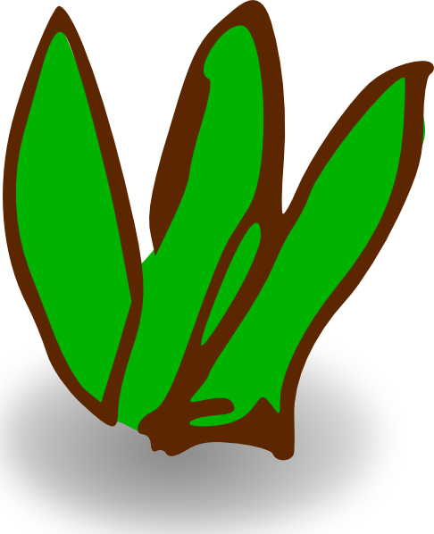 Free Vector Rpg Map Symbols Plant Clip Art - Seaweeds Cartoons Png (486x598), Png Download