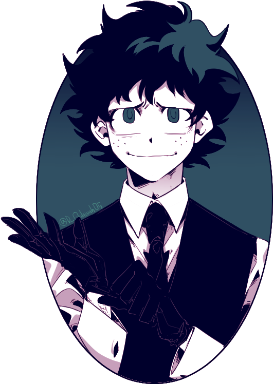 Clip Stock Boku No Hero Academia Midoriya Izuku Villano - Villain Deku (600x800), Png Download