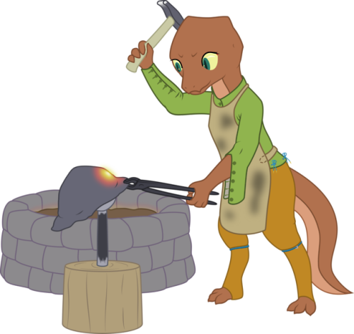Kobold (500x472), Png Download