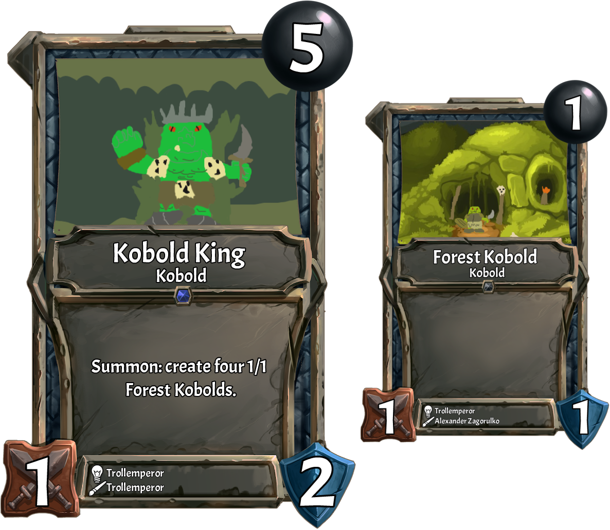 [card] Kobold King - Lich (1190x1041), Png Download