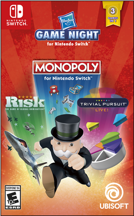 Hasbro Game Night - Hasbro Game Night For Nintendo Switch (350x438), Png Download