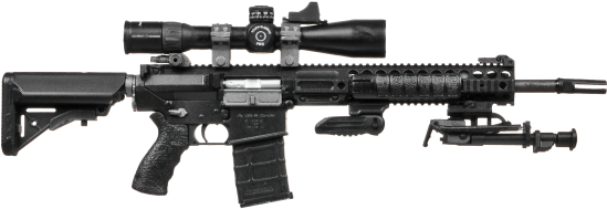 Weapons - M4 Mk12 Mod 1 (548x548), Png Download