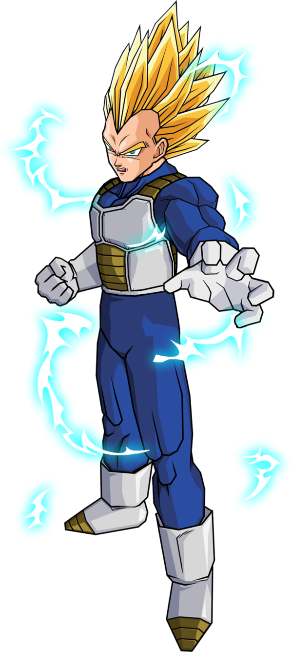 3 Cell 4 Mssj Gohan 5 Mssj Goku Buu Saga And Cell( - Vegeta Ssj2 (597x1336), Png Download