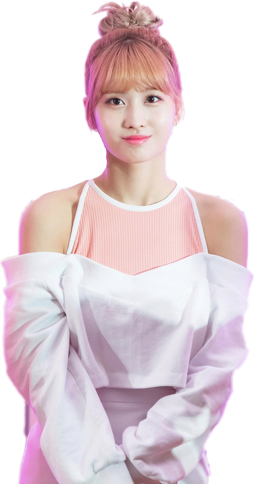 Twice Kpop Sticker By J Hope Bts - Twice Momo Momo Png (980x1861), Png Download