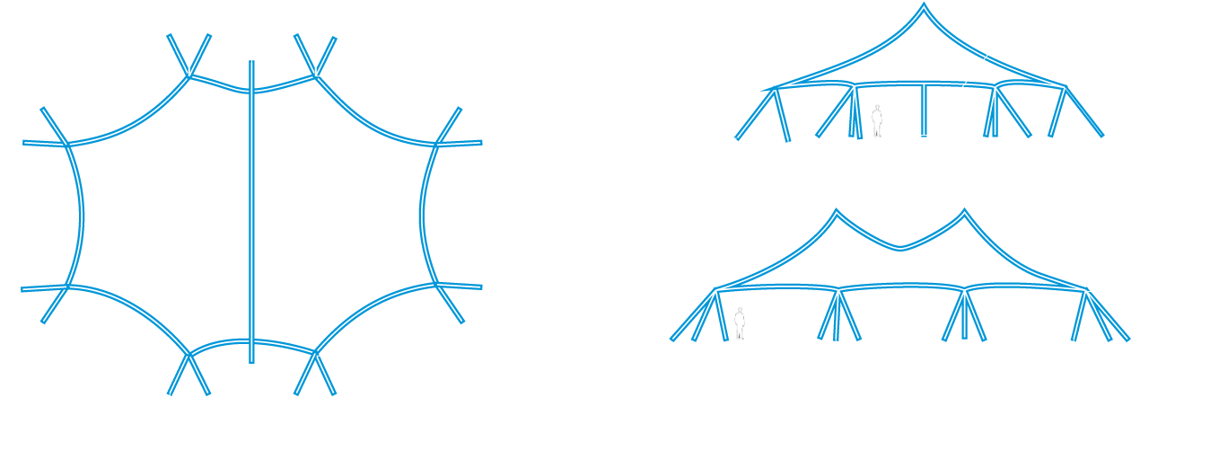 The Poleadion Is A Stylish Alternative To The Stretch - Diagram (1393x551), Png Download