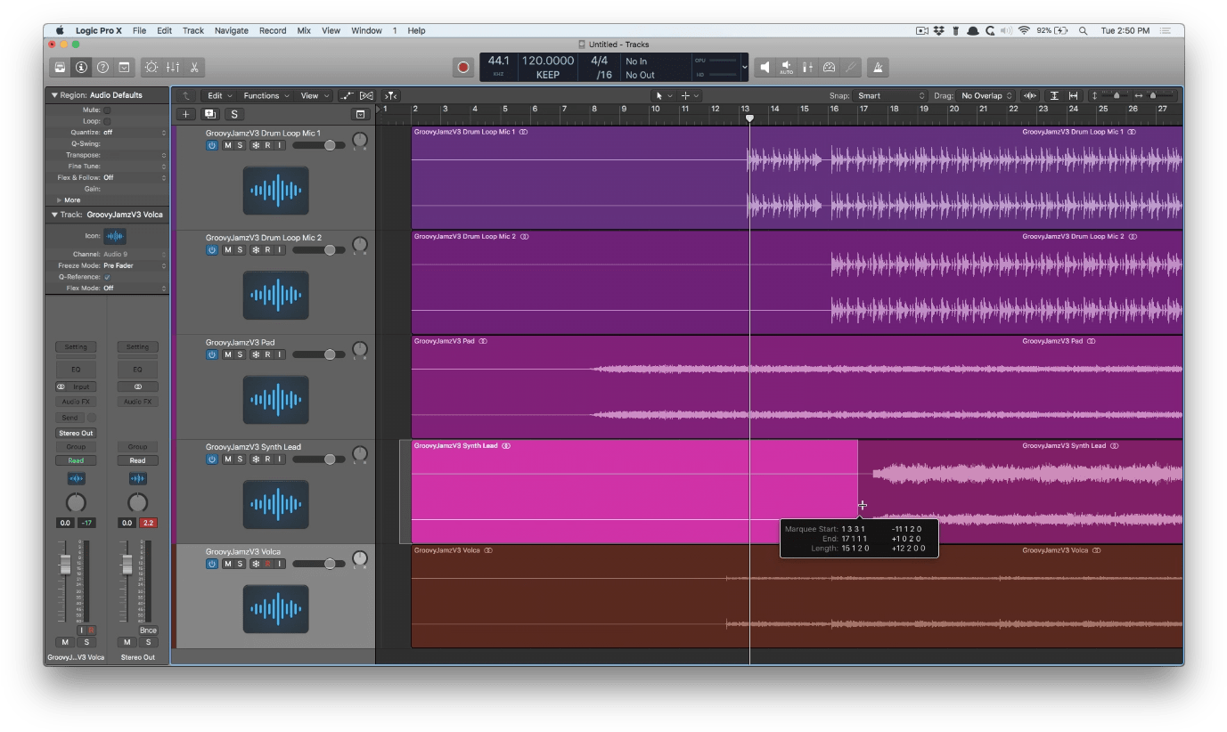 Logic Marquee Tool - Logic (1392x833), Png Download