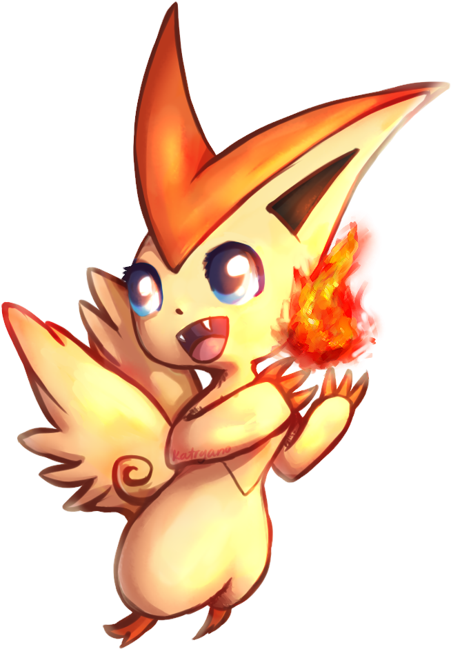Victini (700x1005), Png Download
