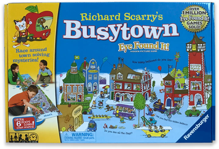 Richard Scarry's Busytown Eye Found It Hidden Picture - Richard Scarry's Busytown Eye Found It Game (800x800), Png Download