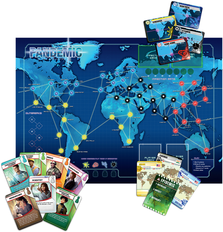 Home/board Games - Z Man Games Pandemic Board Game (765x800), Png Download