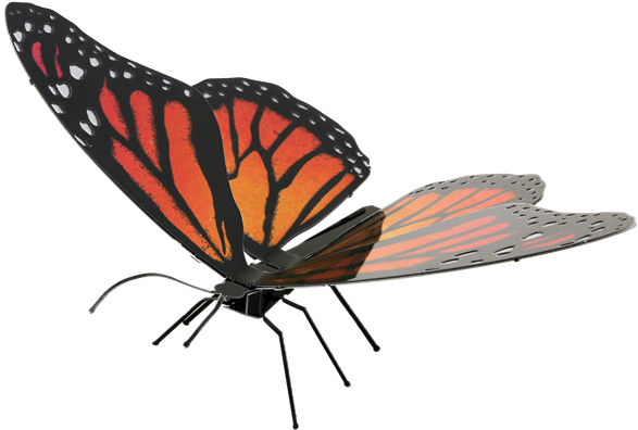 Metal Earth Butterflies - Butterfly Metal Earth (600x600), Png Download