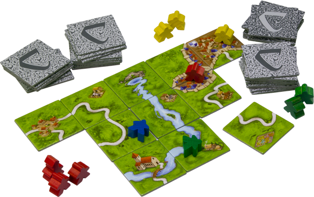Part Jigsaw, Part Board Game, Players Place Tiles And - Carcassonne (625x393), Png Download