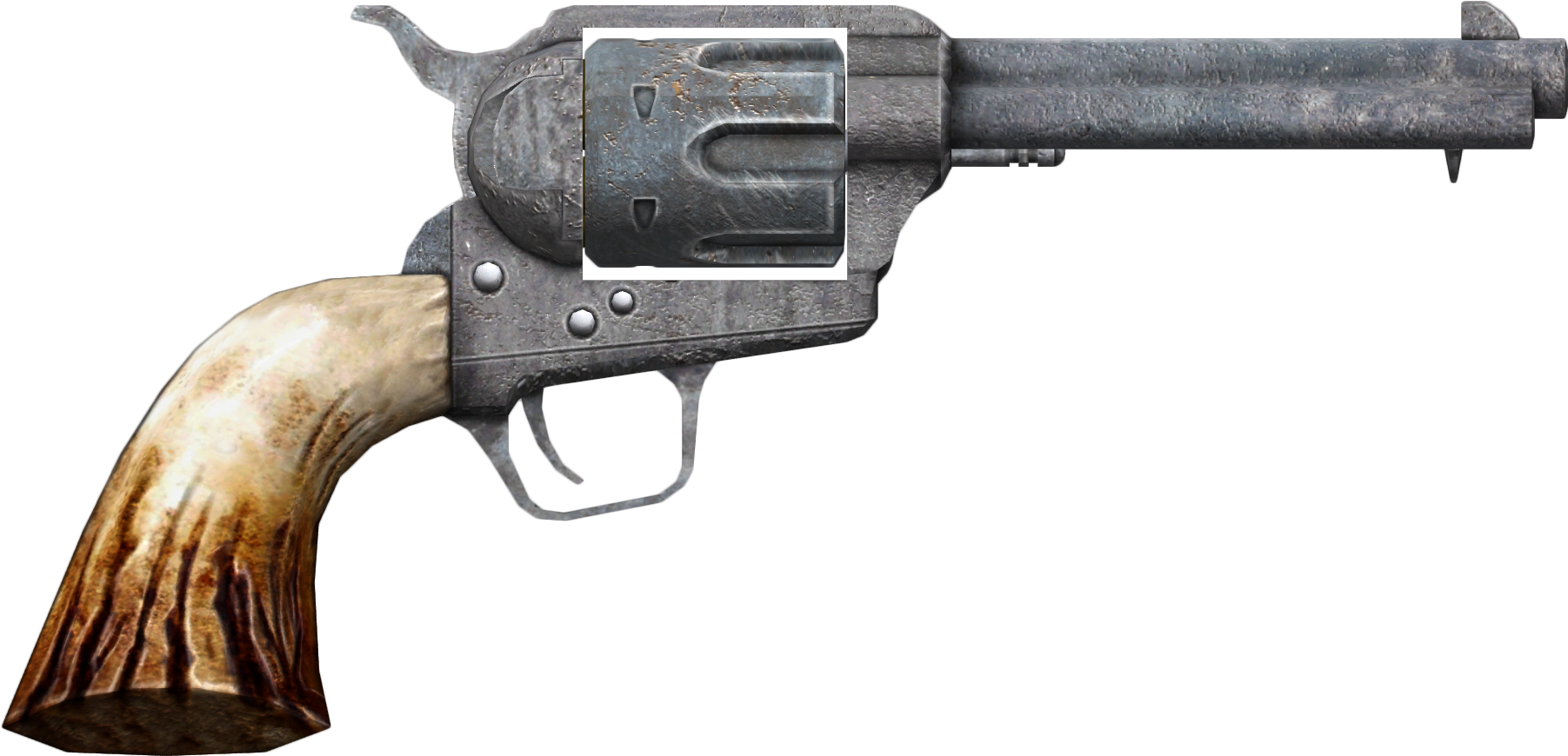 Fallout New Vegas Weapons Minigun Png - 357 Magnum Revolver (2100x1100), Png Download