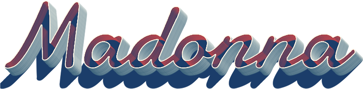 Madonna 3d Letter Png Name - Watson Name (1560x588), Png Download