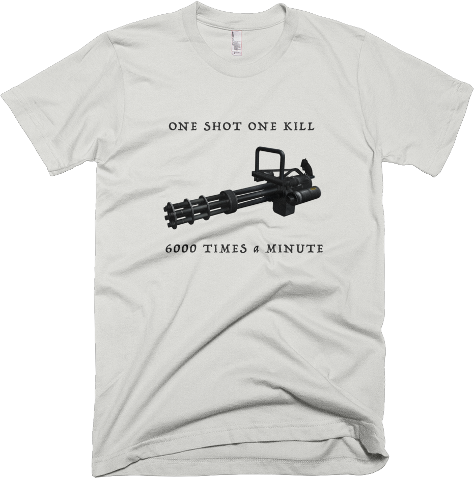 Opsgear® American Apparel Mini Gun T-shirt - Startup Shirt (1000x1000), Png Download