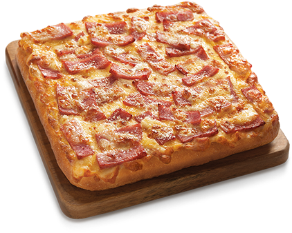 Chicken Cheese 04 Jan 2018 - พิซซ่า แฮม ชีส ถาด สี่เหลี่ยม (514x360), Png Download