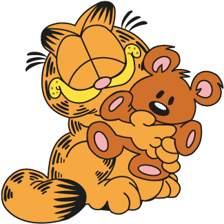 Garfield & Pooky Logo Vector - Garfield And Pooky Png (400x400), Png Download