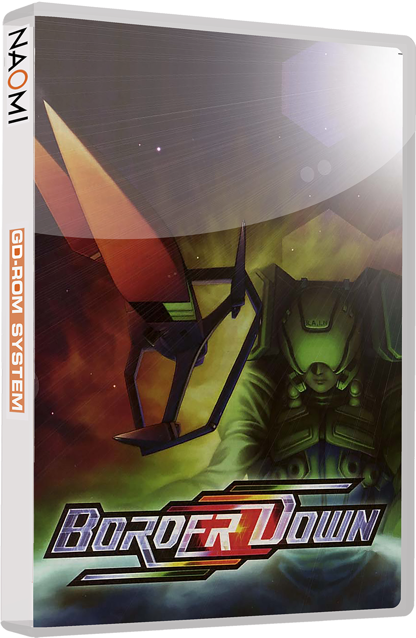 Sega Naomi 3d Boxes With Discs (gd-rom Set) - Border Down [special Edition] [japan Import] (850x1268), Png Download