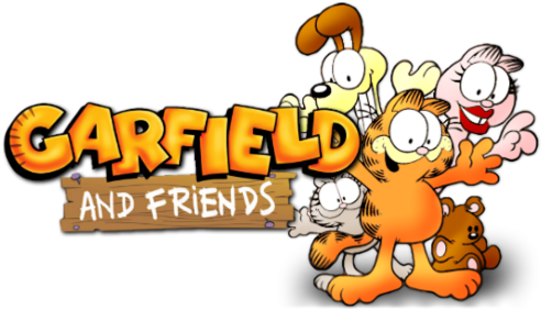 Garfield & Friends Tv Show Image With Logo And Character - "garfield And Friends" (1988) (500x281), Png Download