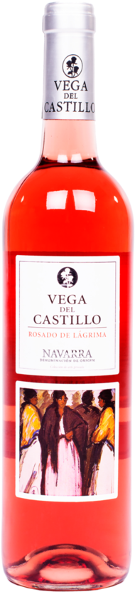 Rosado De Lagrima, Rosé Aus Navarra, Vega Del Castillo (432x900), Png Download