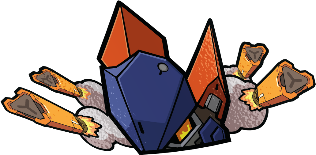Pharah Mechaqueen Peeker Sticker - Sticker (2000x2000), Png Download