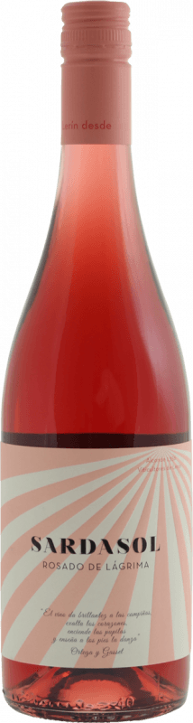 2017 Viña Sardasol Rosado De Lagrima - Sardasol Rosado De Lágrima (214x800), Png Download