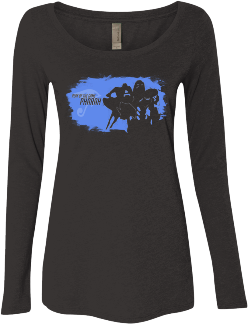 Pharah Women's Triblend Long Sleeve Shirt - Long-sleeved T-shirt (1155x1155), Png Download