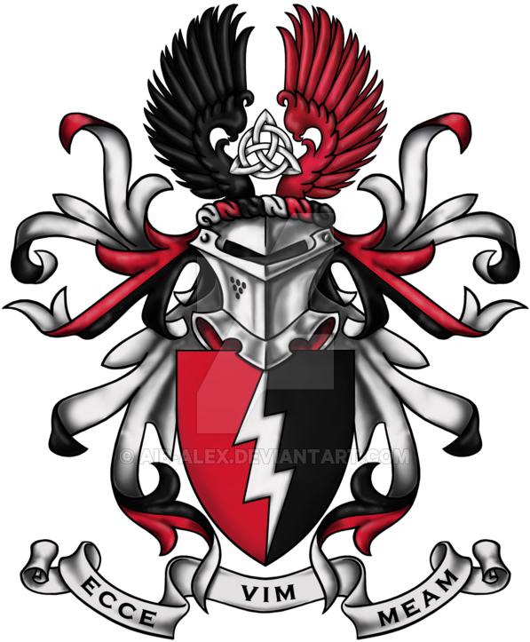 The Tempest Coat Of Arms By Aib - Coat Of Arms Fantasy (600x764), Png Download
