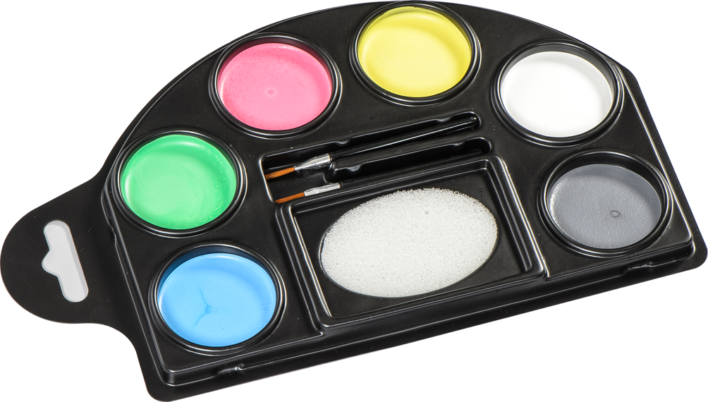 Aqua Face Paint Pastel Palette, , Large Pastel (1004x570), Png Download