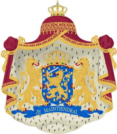 Coat Of Arms Of The Kingdom Of The Netherlands - House Of Representatives (415x468), Png Download