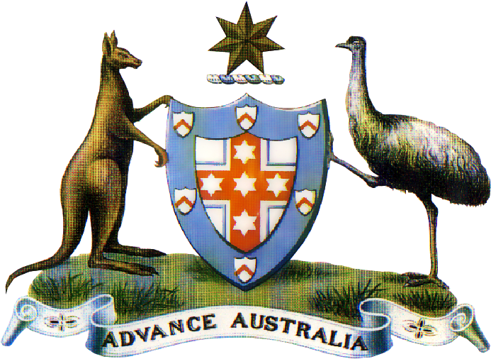 Australian Coat Of Arms Png - First Australian Coat Of Arms (703x514), Png Download