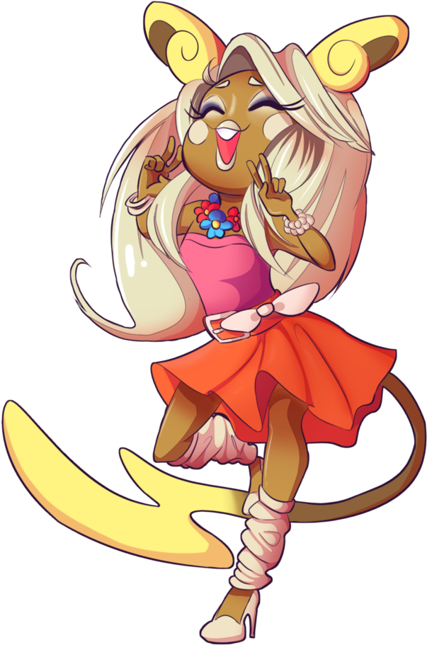 Picture Download Alola Gijinka By Disties On Deviantart - Raichu Alola (788x1013), Png Download